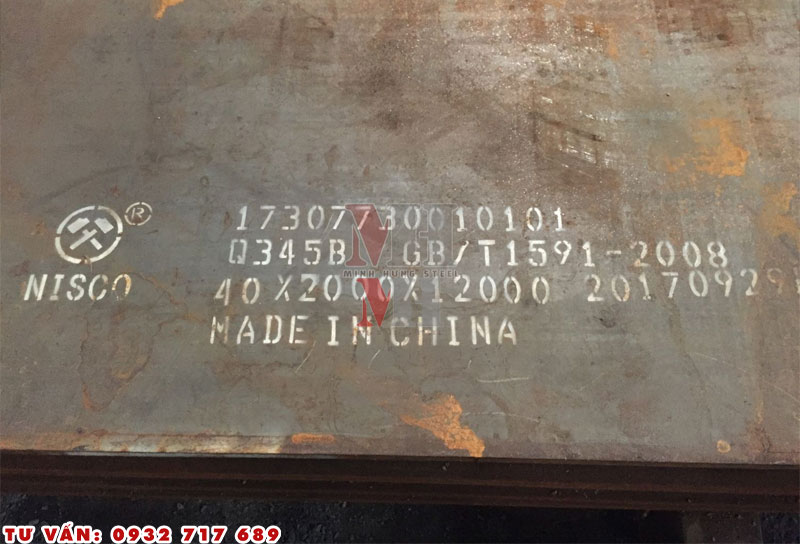 tiêu chuẩn của mác thép q345 và q355b